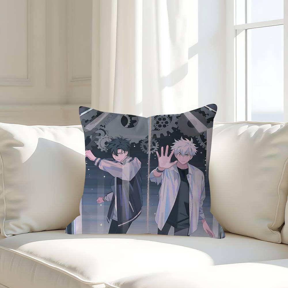 L-Link Anime ClickS Pillow Case Removable Washable Cushion Cover – All-Season Soft Linen