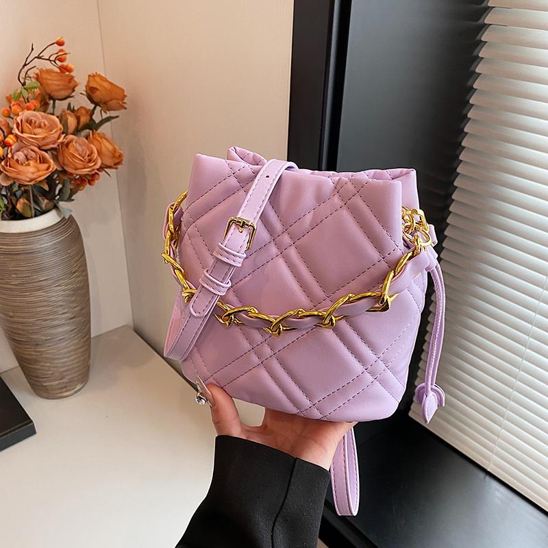 Bucket Bag, Women's Handbag, Work Bag, Carrying Chain, Shoulder Bag, Crossbody Bag, Exquisite and Versatile,  New Model