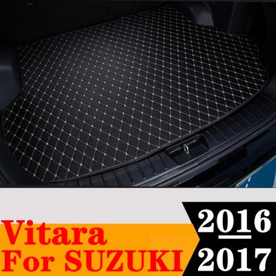 Sinjayer Car AUTO Trunk Mat ALL Weather Tail Boot Luggage Pad Carpet Flat Side Cargo Liner Cover FIT For Suzuki Vitara 2016