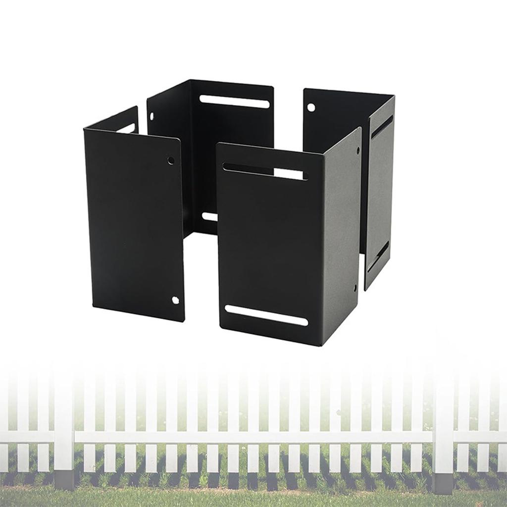 1 Sada Chránič Základny Poštovní Schránky Náhradní Držák Kovový Kryt Velká Zátěž Vyrovnávací Nohy Pevný Kryt Sloupku Pro Plot