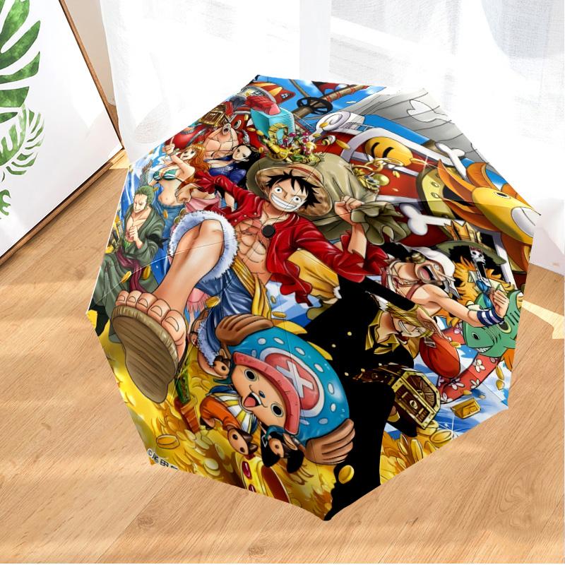 pirate Adventure Umbrella Folding umbrella, automatic umbrella 8-Frame for Travel, camping Use Gift for Halloween Christmas