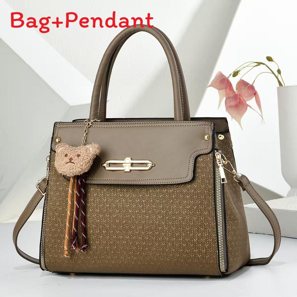 Womens Fashion Shoulder Bag With Details And Mobile Pocket For Casual Outings