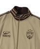 Travel Jersey Track Short Sleeve Jacket Beige