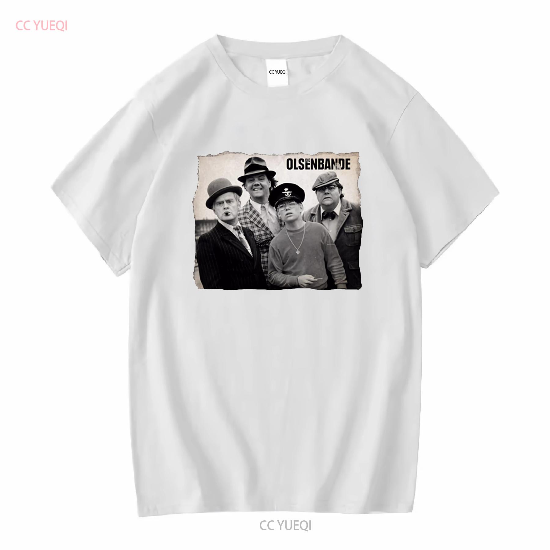 

Olsenbande Egon Benny Kjeld Börge Yvonne Black T Shirt 552 vintage Washed Unisex Breathable Stretched Casual graphic Stylish L