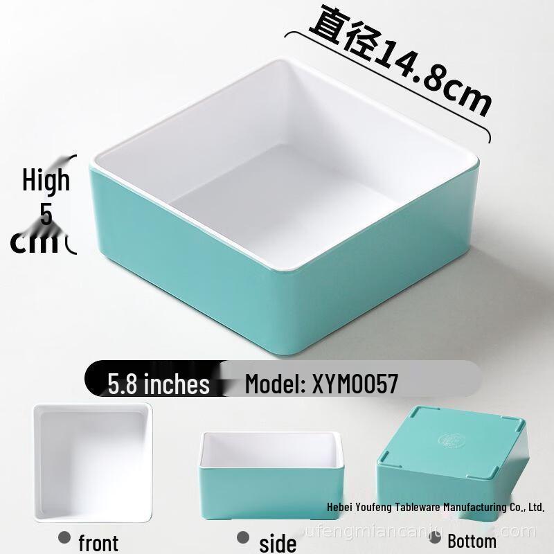 Colored Melamine Side Dish Plates