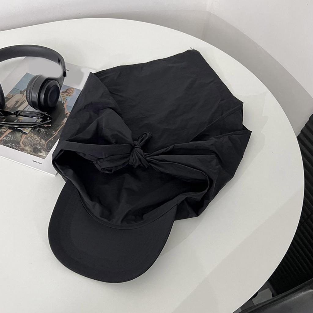 Unisex Solid Color Baseball Cap Adjust Headscarf Sunproof Hat for Spring Summer Adult Outdoor Adjustable Cycling Hat