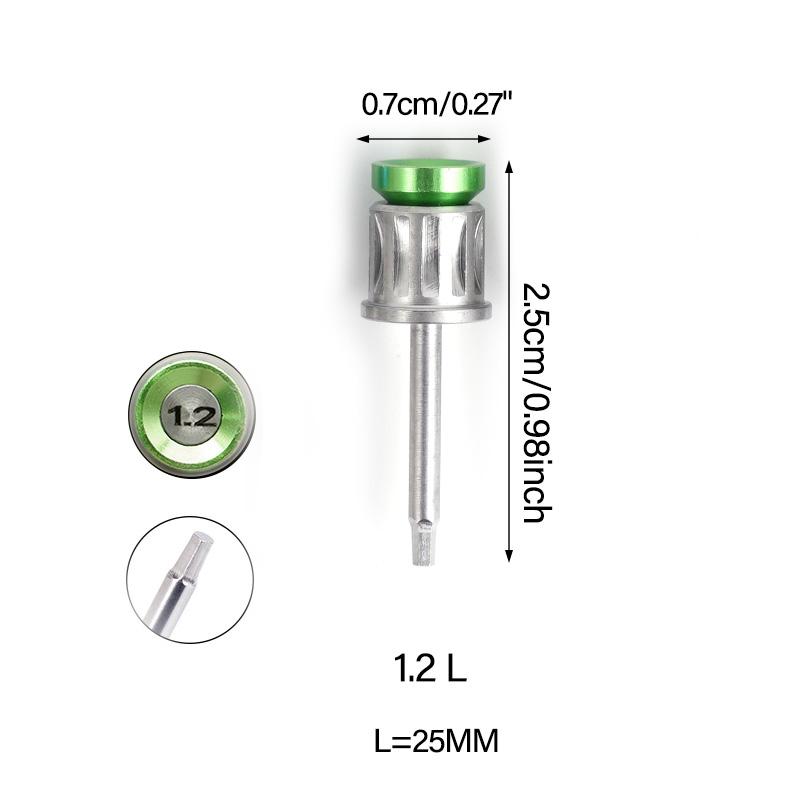 1 Stk. Dentalimplantatschrauben Drehmomentschraubendreher Schraubenschlüssel Universal Prothetische Treiber Zahnmedizinische Instrumente Werkzeuge Für Zahnarzt Material