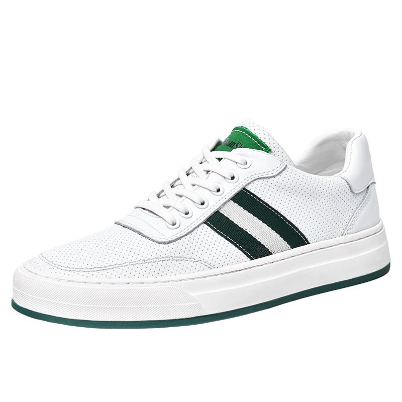 High End Brand Breathable Men's Sports Oxford Shoes Wear-resistant Soles Men's Leather Casual Shoes Lace Up Hiking Shoes