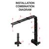 Fish Tank Lighting Holder Aluminum Alloy Aquarium Light Holder Stable Support Easy Installation Fish Tank Light Hanging Bracket