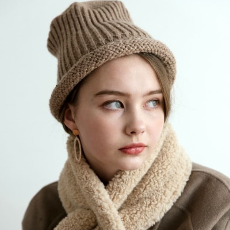 

MANES Дуомон Шапка-бини (4color) Ivory