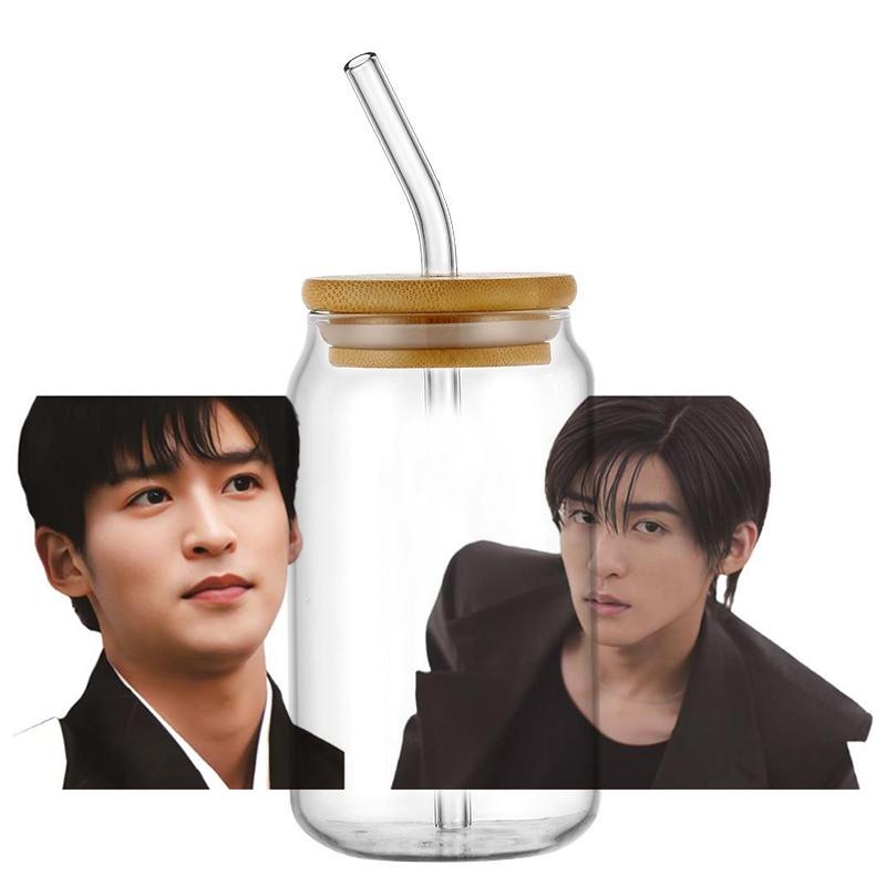 Popular Korean Oppa Groups Easy Peel Waterproof Party Diy Decals 3D Transfers Uvdtf Tumbler Stickers 16Oz Uv Dtf Cup Wraps