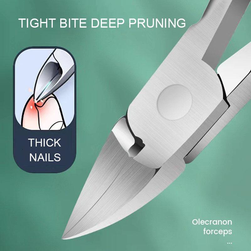 Professional Nail Clippers Correction Thick Nails Ingrown Paronychia Trimmer Edge Cutter Manicure Scissor Pedicure Tool