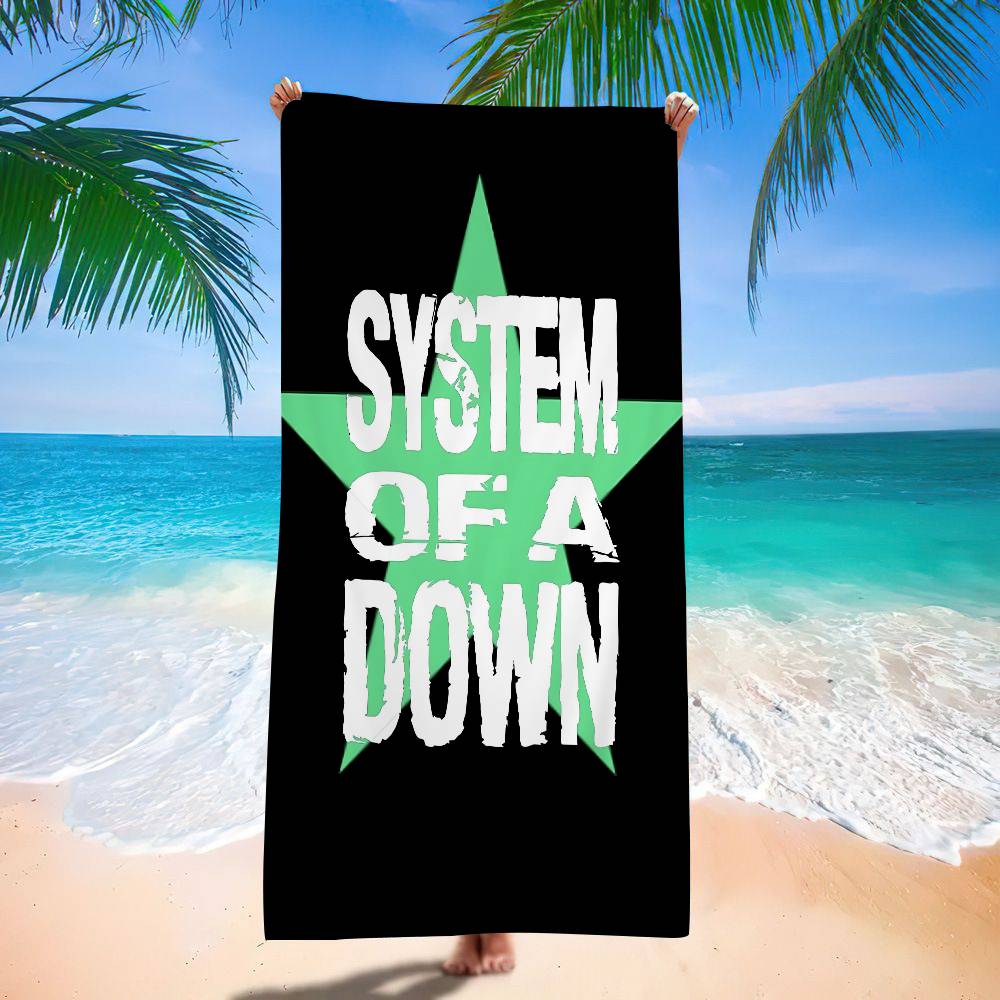 Band S-Systems of A Down Microfiber Beach Towel Absorbent Quick dry Soft Yoga Swimming Resort Mountain Climbing Towel