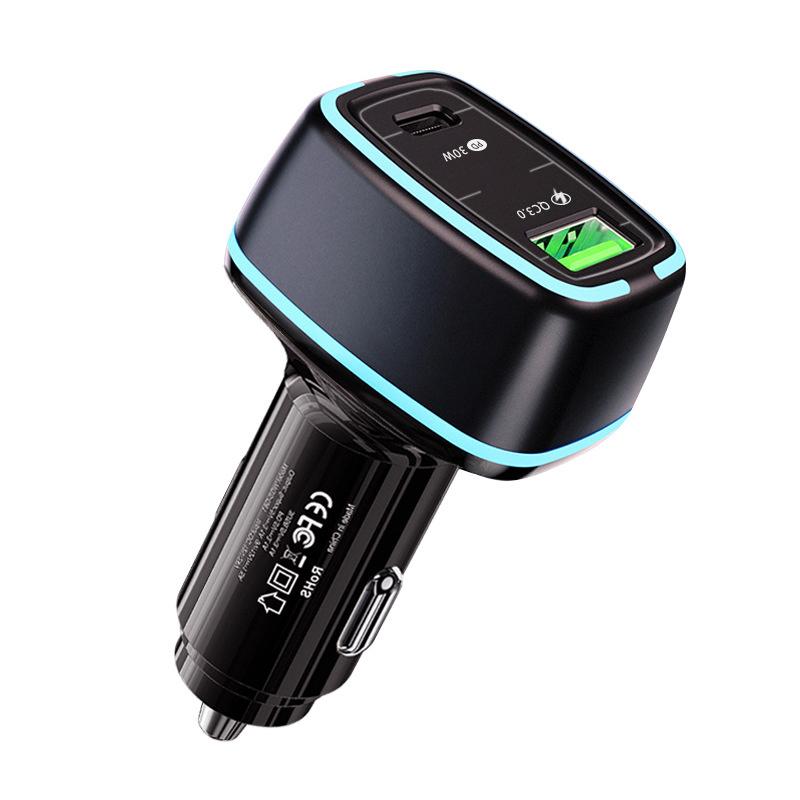 

Автомобильное зарядное устройство USB-C Type-C USB PD для быстрой зарядки адаптер питания для iPhone для Samsung Huawei Xiaomi для грузовых автомобилей