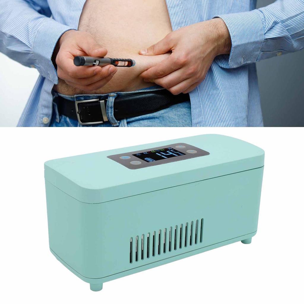 Insulin Refrigerator Box Constant Temperature USB Charging Insulin Cooler Reefer with Storage Bag