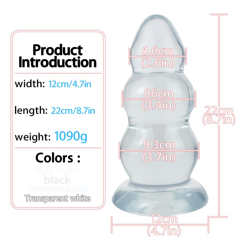 Extra-Large Anal Dilator: 9-Model Collection for Gay Fisting, Thickened PVC