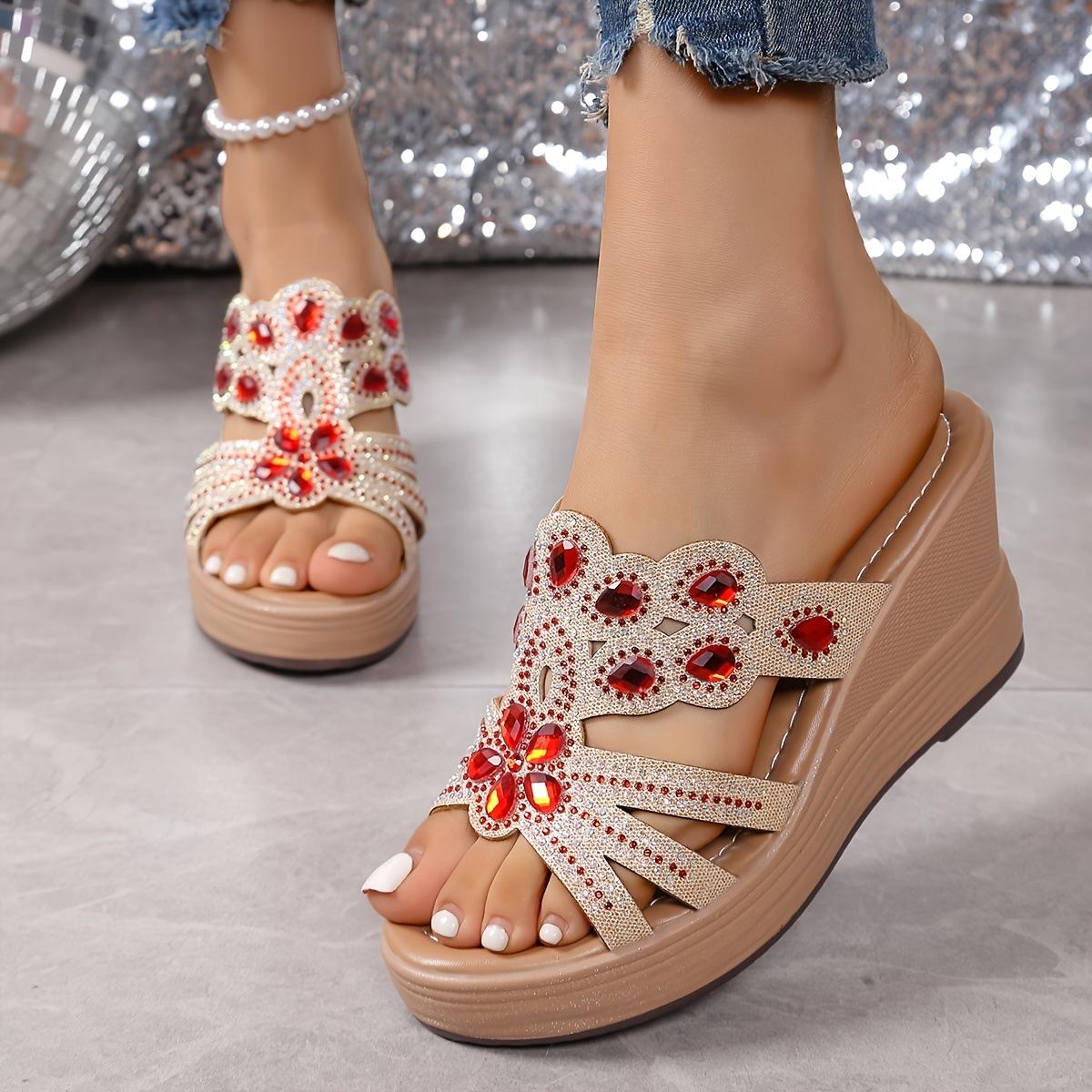 Hollow Fish Mouth Roman Word Cool Slippers Summer Shoes 43 красный 2000₽