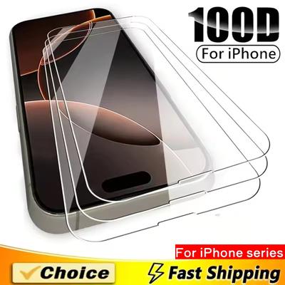 Tvrzené sklo kompatibilní pro IPhone 17 16 15 14 13 11 12 Pro MAX 17Air X XS xsmax XR 6 6s 7 8 Plus 5 5S SE Ochranná fólie na displej