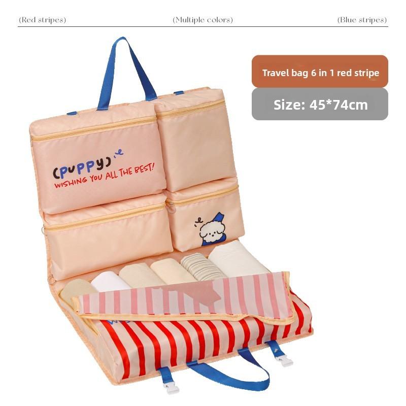 Portable Travel Organizer With Multiuse Trousers And Underwear Storage For Suitcases