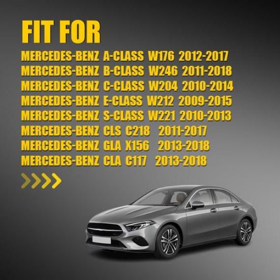 For Mercedes C-Class W204 2010-2014 Passenger Heated Mirror Glass W/ Blind Spot