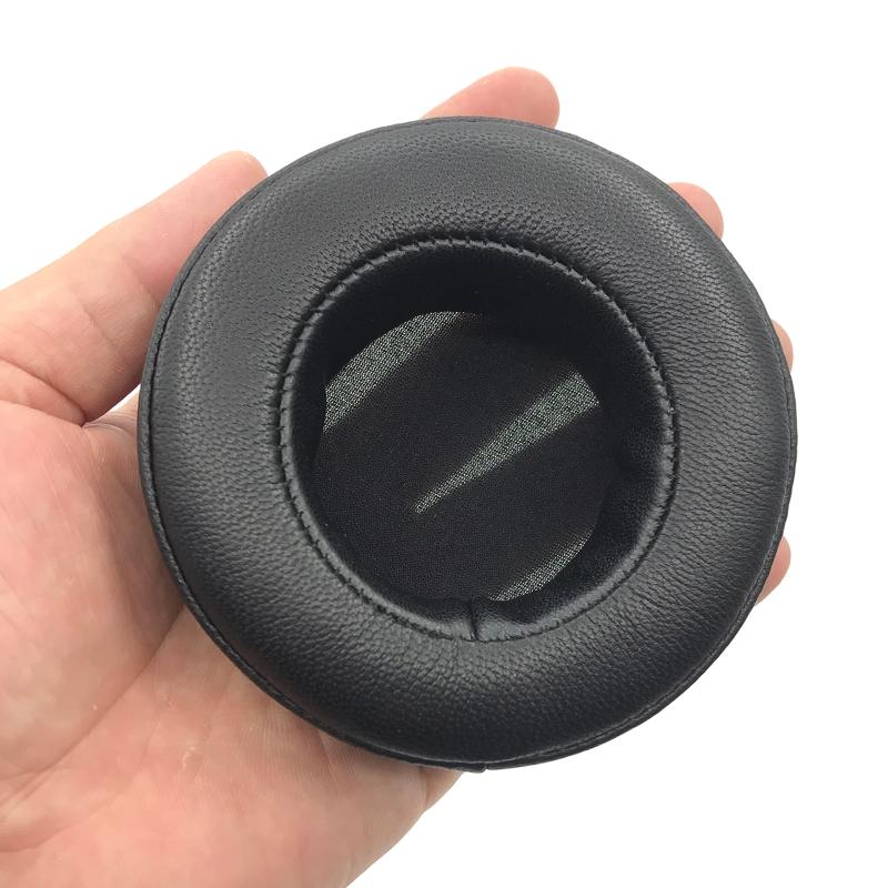 2pcs Sheepskin Leather Earpads Ear Cushion Replacement Ear Muffs Headphone Cushion 70mm -110mm