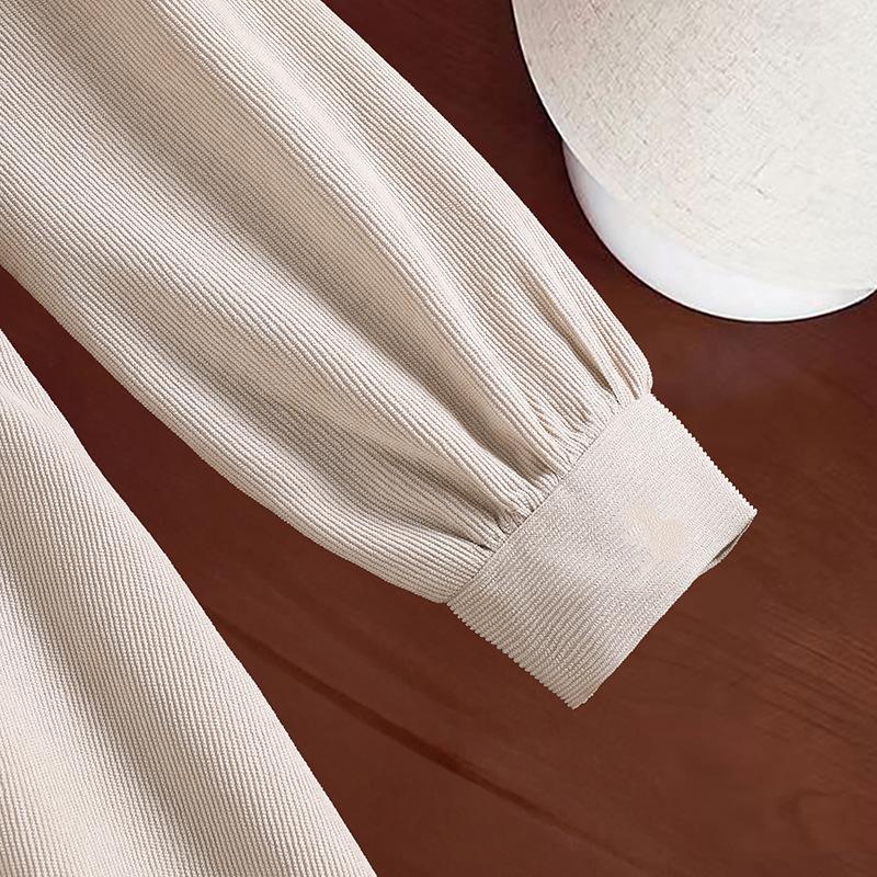 Girls' Outfit Children's Clothing Autumn New Vintage Belt Vest Elegant Long Sleeve Dress Two-Piece Set