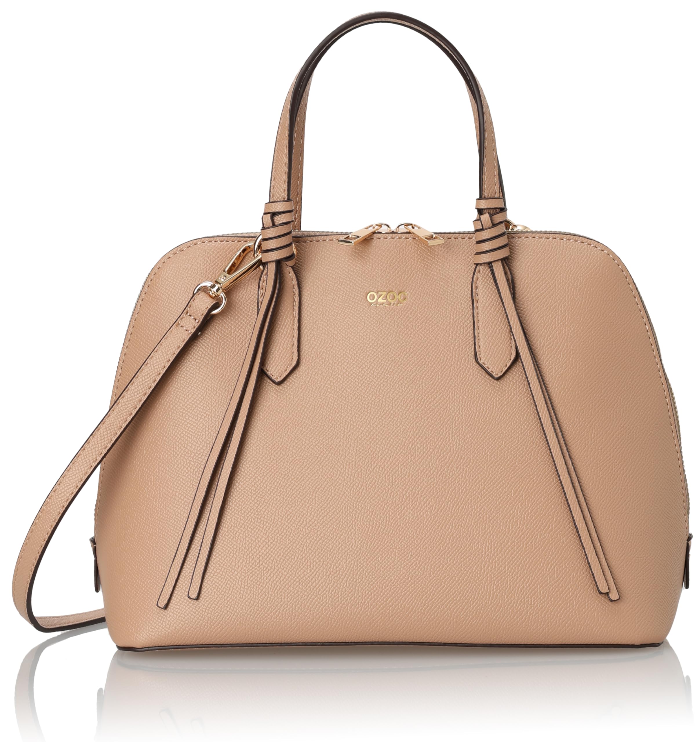 

OZOC Tote Shoulder Porcini Handbag, Bag, Bag, 50366, Women s бежевий