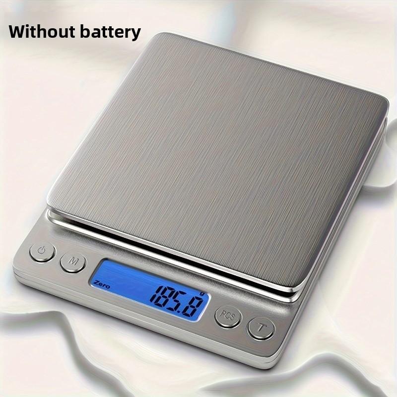 

1 шт. Прецизионные ювелирные весы Мини цифровые карманные кухонные весы Использование инженерного пластика Портативные граммовые весы Без батарейки 3Kg серый