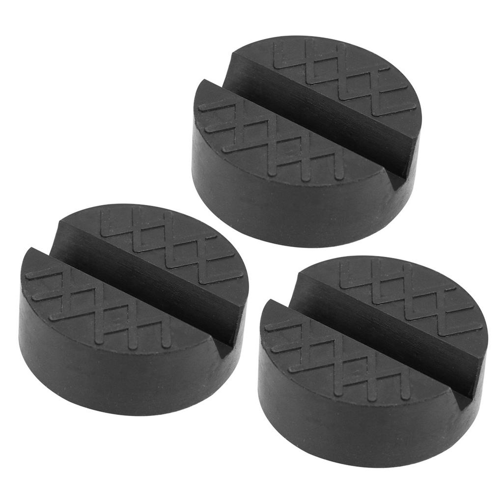 1/2/3pcs Universal Slotted Car Jacks Rubber Pad High Strength Jacks Lifting Disk for Automotive Repair Anti-Slip Jacking Tool