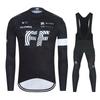 Cycling Jersey Set for Men, Bib Pants, Long Sleeve, Bicycle Clothing, MTB Bike Jersey, Uniform, Spring, Autumn, New