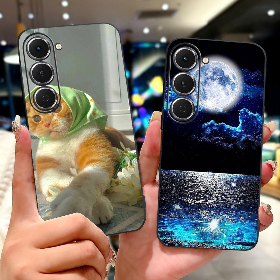 Casing For Tecno Spark 40Pro KM6 Cover For Techno Spark 40 Pro Case Silicone Luxury Butterfly Love Fashion Flowers Cool Painted