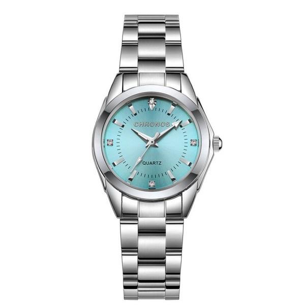 Victorito Women's Fashion Silver Metal Gift Wristwatch,Korean Popular Watches