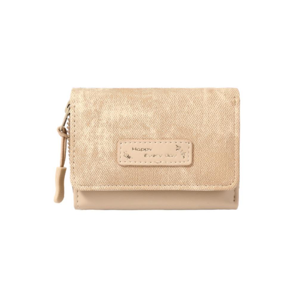 

Ретро кошелек для монет из искусственной кожи, женский кошелек, новый модный короткий кошелек для женщин бежевый