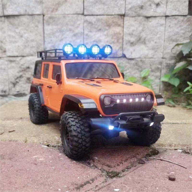 Metal Luggage Carriers Luggage Rack and Ladder Remote Control Car Decoration for 1/18 Offroad Car Model Vehicle Part Kits