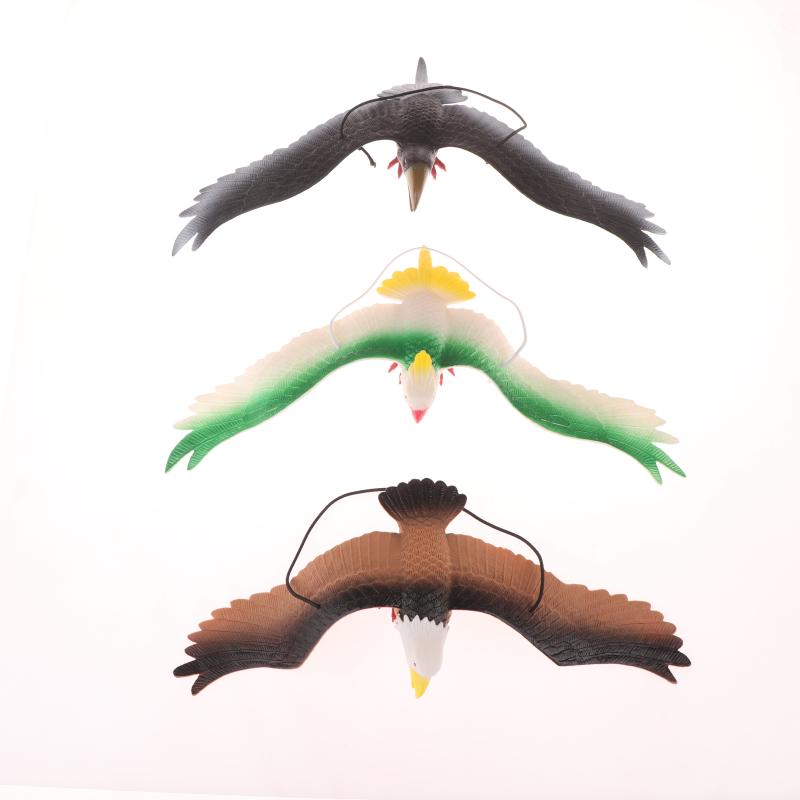 1 Piece Solid Static Figure Animal Bird Ornament Realistic Flying Eagle Model Figurine Interactive Desktop Decoration