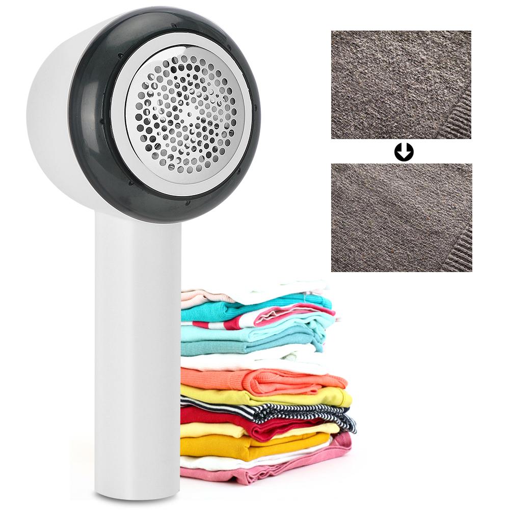 USB Electric Hair Ball Trimmer Shaver Cloth Fabric Fuzz Remover Clothes ShaverWhite