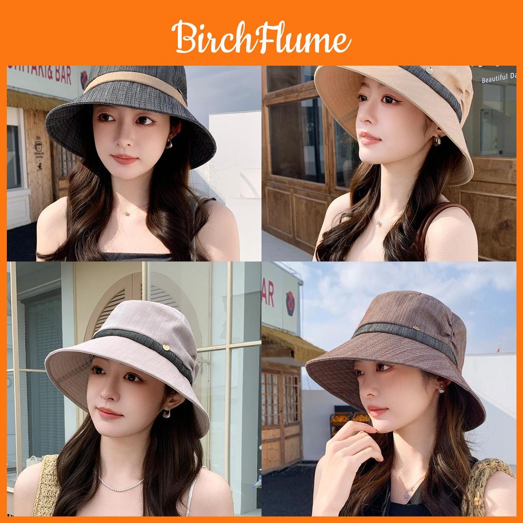 Sun Protection Fisherman Hat With Wide Brim For Summer Beach Vacation Sun Shade Fashion Accessory