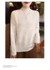 European Hollow Pure Wool Sweater - Women's Autumn/Winter Round Neck Knitwear