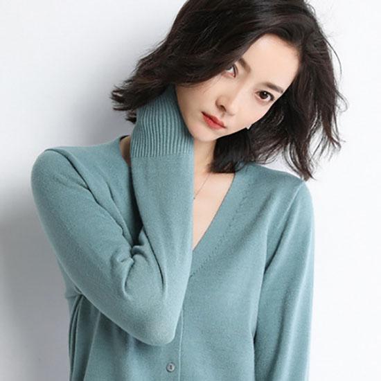 Cardigan da Donna a Bottoni Singoli Lavorati a Maglia Monocolore Maglione Cardigan Primavera Autunno Moda Coreana Maglioni Girocollo Capispalla Lavorati a Maglia