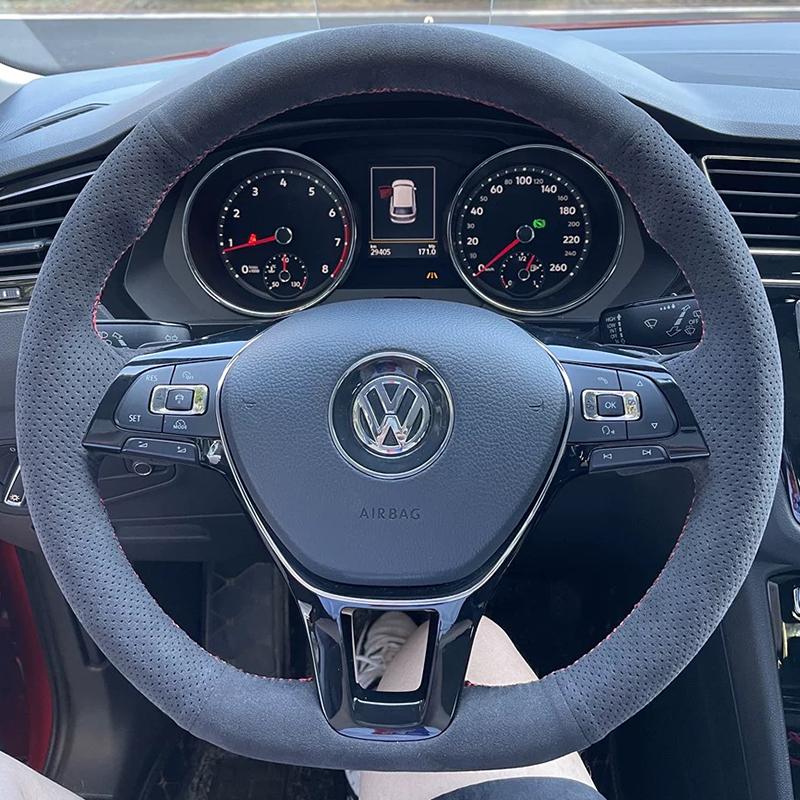 Hand Stitched Steering Wheel Cover for
