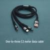 3-in-1 Fast Charging Cable: Compatible with Type-C, Micro, and Apple Lightning Devices