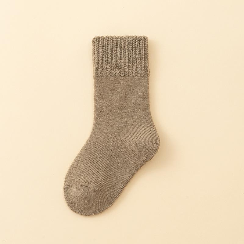 

Детские кашемировые носки средней длины для мальчиков и девочек - Теплые, толстые и пушистые для осени и зимы S (Age 3-6)