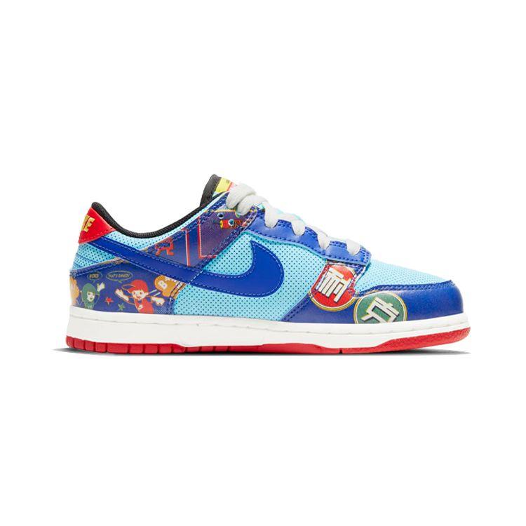 Nike Dunk Low PS Čínský nový rok - Petarda Dětské tenisky Červená Copa Hyper-Blue DD8479-446
