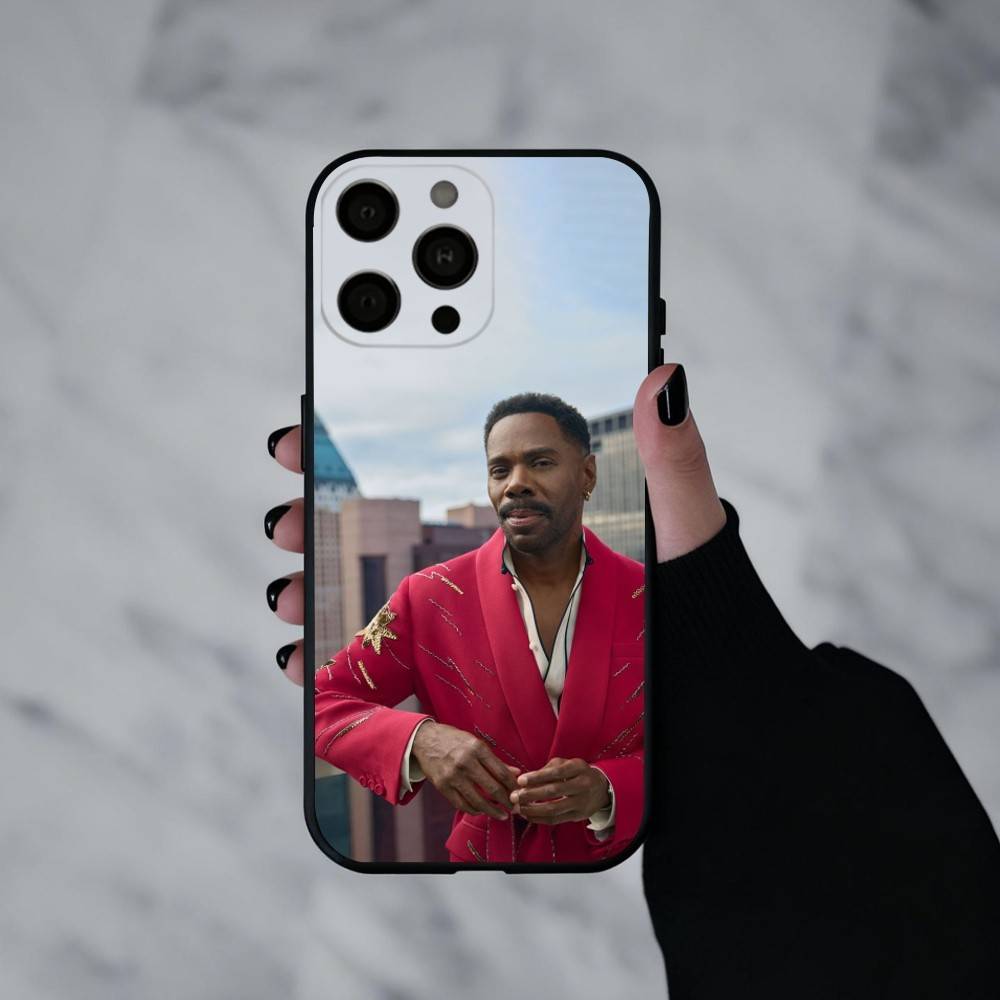 1PC Actor C-Colman D-Domingo  Phone Case For iPhone 17pro,16,15,14,13,12,11 Plus,Pro Max,XS,Soft Silicone Black Cover