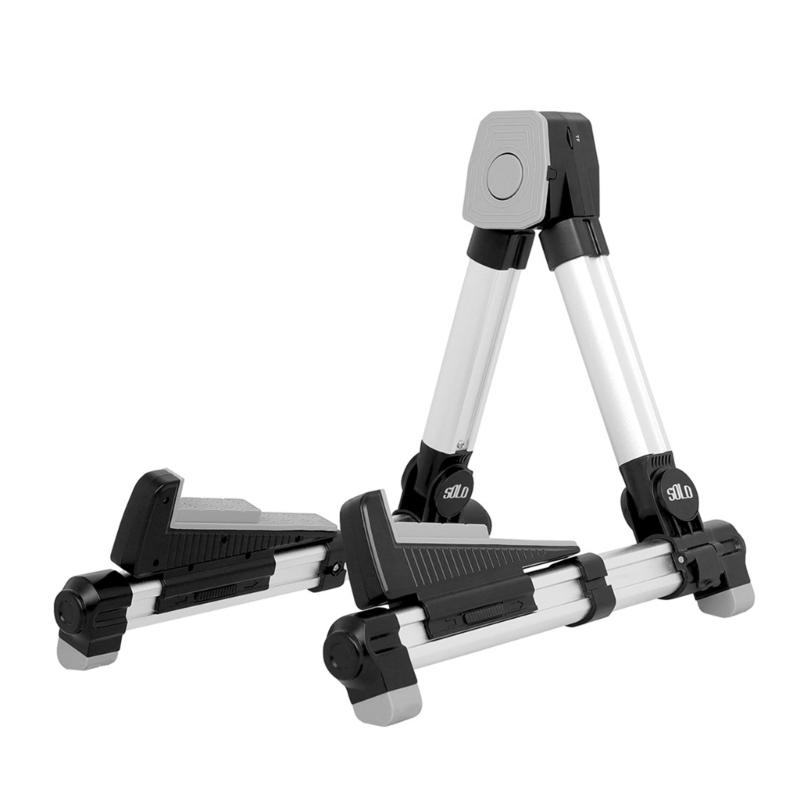 Universal Folding Acoustic Guitar Stand Adjustable Floor Guitar Holder Portable A-Frame Musical Instrument Stand 1