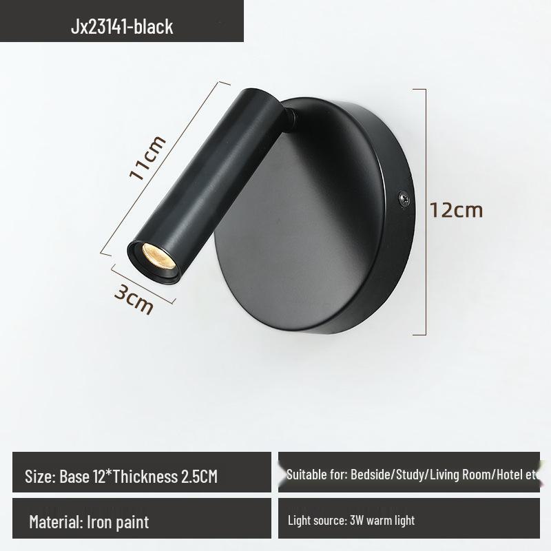Modern Wall Light for Eye Protection: Ideal for Reading, Hotel Corridors, Bedrooms, and Children's Rooms