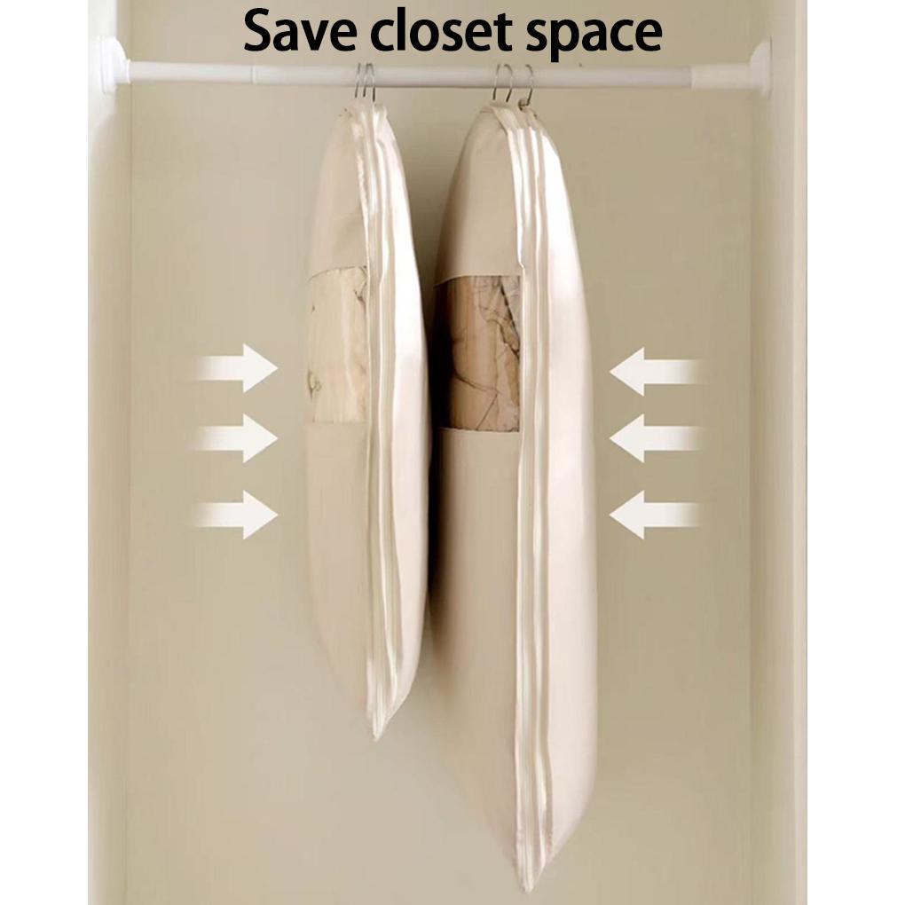 Hanging Down Jacket Compression Bag Wrinkle-Free Storage Solution Down Jacket Compression Dust Cover