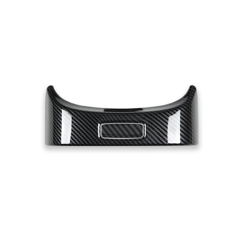 Car For Mercedes Benz E Class W214 2024 Console Armrest Box Button Frame Cover Trim Interior Accessories Carbon Pattern Stickers