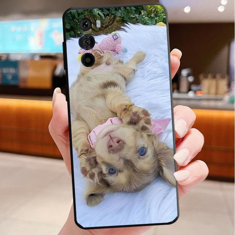 

Phone Case For Motorola Edge 50 40 Pro 60 50 40 30 Ultra Neo Fusion Moto G Play G Stylus G Power G Dachshund Dog G Play 4G 2024