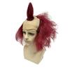 Punk Spiky Wig Headwear Cosplay Funny Fluffy Clown Bald Headpiece Mask Party Carnival Party Costume Props